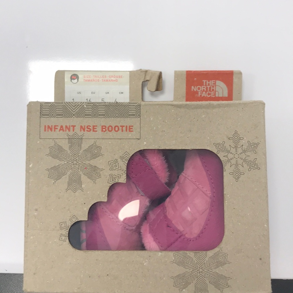 The North Face infant NSE pink bootie